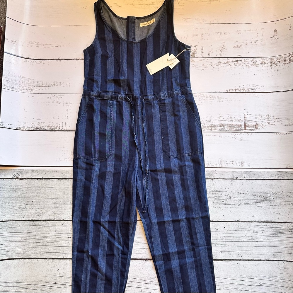 NWT UNPUBLISHED jumpsuit 100% cotton size small